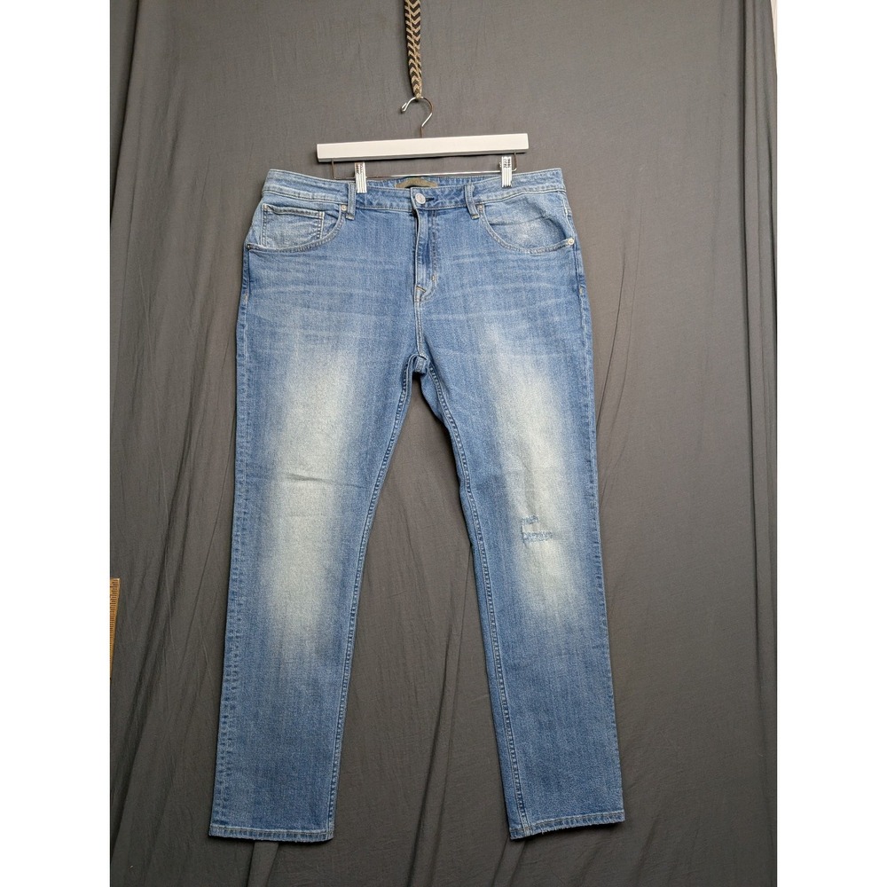 Vigoss Jeans Mens 38x32  Slim Medium Wash Denim